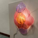 Multicolored Glass Shell  Sconces Set of 2