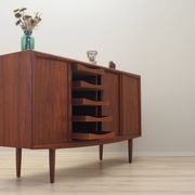 Enfilade en teck, design danois, années 1960, production : Omann Jun