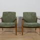 Mid-Century GFM-64 Armchairs by Edmund Homa for Gościcińskie Furniture Factory, Poland, Set of 2