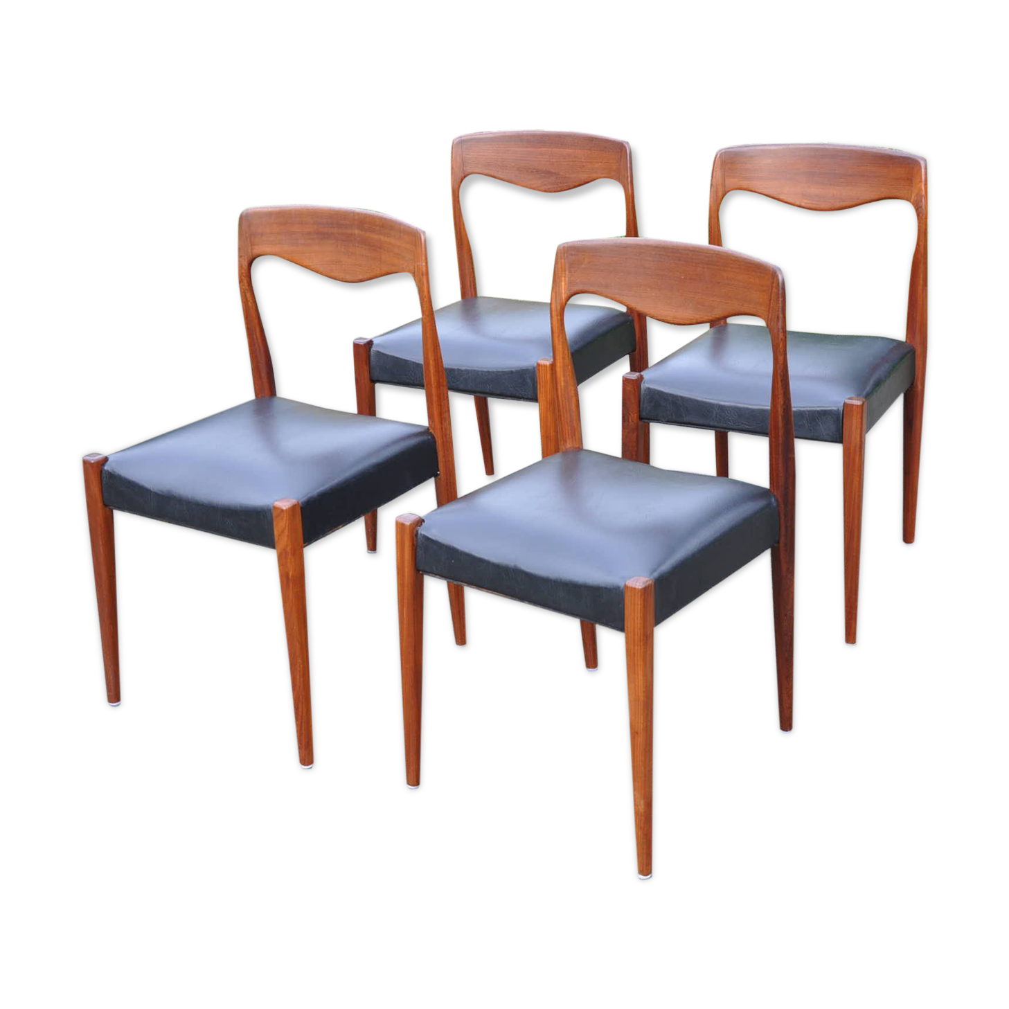 Four Scandinavian chairs