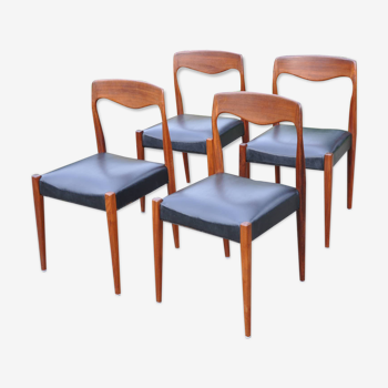 Four Scandinavian chairs