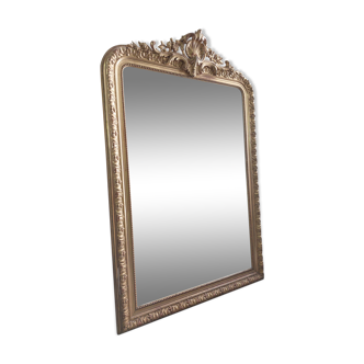 Louis XV mirror in gilded wood 19th century -1m63