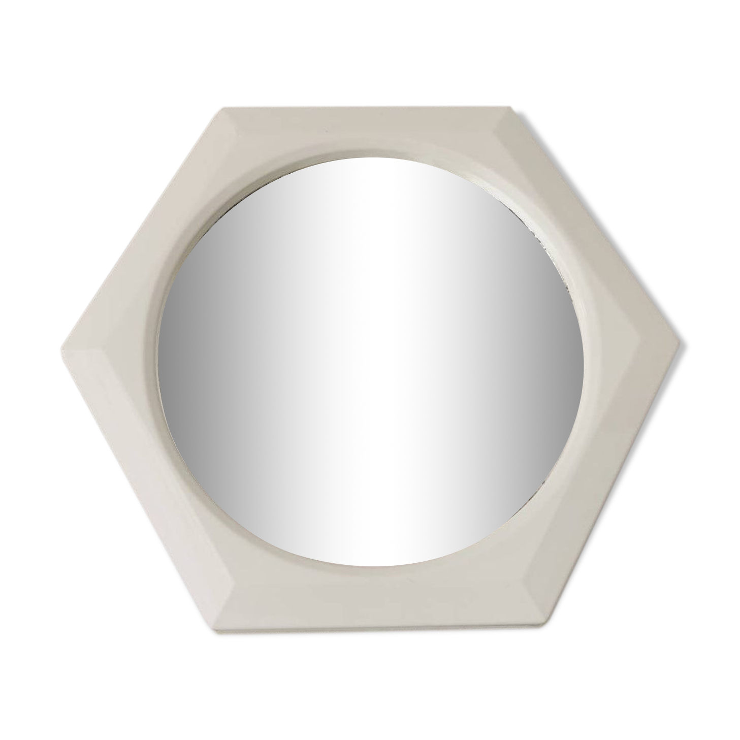 Vintage vintage plastic mirror 1980s