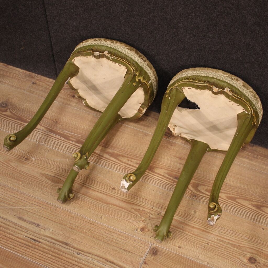 Pair of Venetian stools from the 20th century