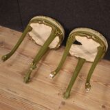 Pair of Venetian stools from the 20th century