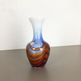 Large Vintage Pop Art Opaline Florence Vase Design 1970s, Italy