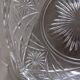 Old sugar bowl/bonbonniere in chiseled glass