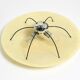 Extremely rare large round Mid Century Modern fiberglass ceiling lamp | Ø 5