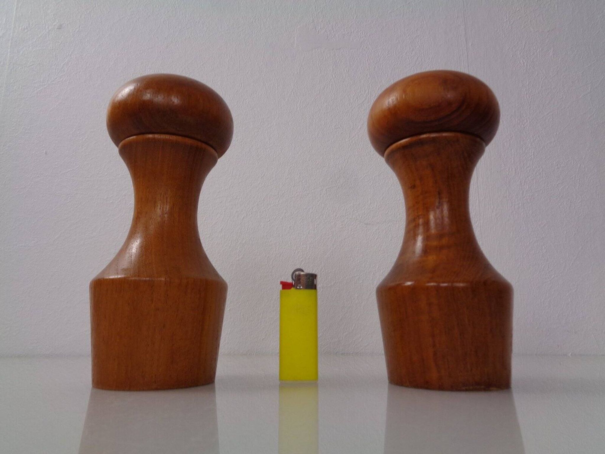Mid-Century Teak Salt Shaker and Pepper Mill by Zassenhaus, 1960s, Set of 2