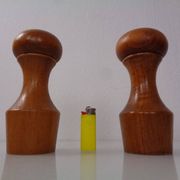 Mid-Century Teak Salt Shaker and Pepper Mill by Zassenhaus, 1960s, Set of 2