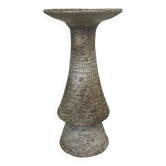 Vallauris candlestick signed 21.5 cm – 1970s brutalist ceramic