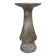 Vallauris candlestick signed 21.5 cm – 1970s brutalist ceramic