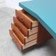 'Boomerang' ultra-rare desk by Jos De Mey for Van Den Berghe-Pauvers, 1960s.