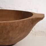 Antique solid wood bowl (c.1900) #27