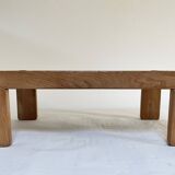 Solid elm coffee table - Maison Regain
