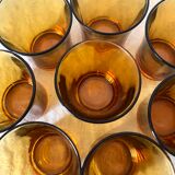 Vintage amber glasses Duralex