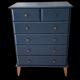 Commode blue ganne