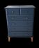 Commode bleu ganne