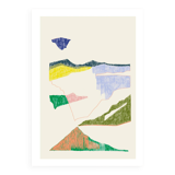 Abstract landscape - illustration a3