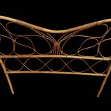 Pair of rattan headboards from the 50's Italy