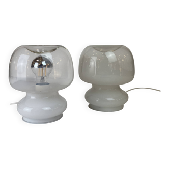 Pair of small Murano table lamps, 1970