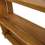 Vintage Wall shelf rack Pine wood 70s design