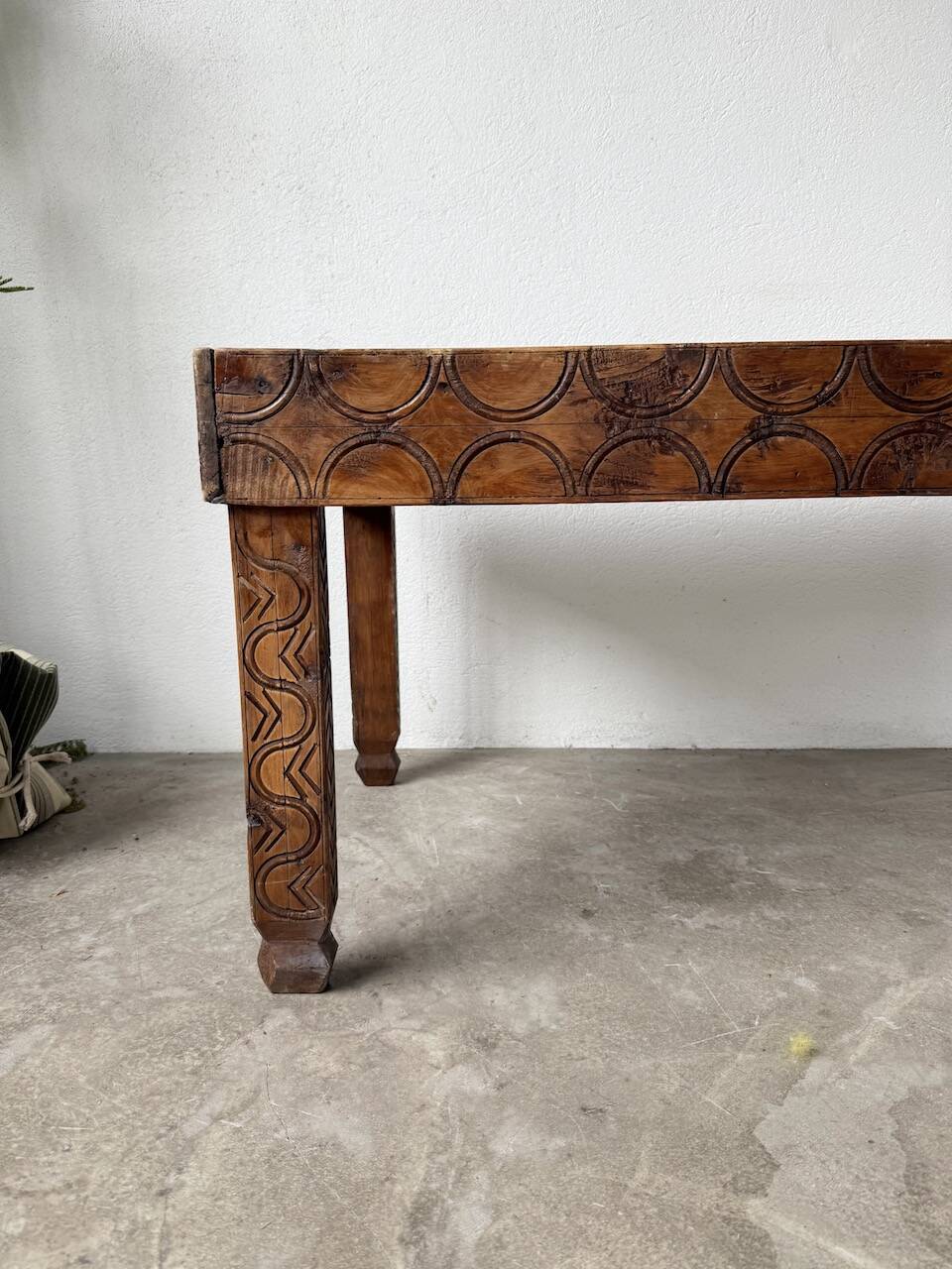 Savoyard folk art coffee table
