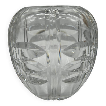 Val saint-lambert crystal vase "redex"