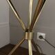 Vintage tripod side table lamp in brass from 1950 - 1960.