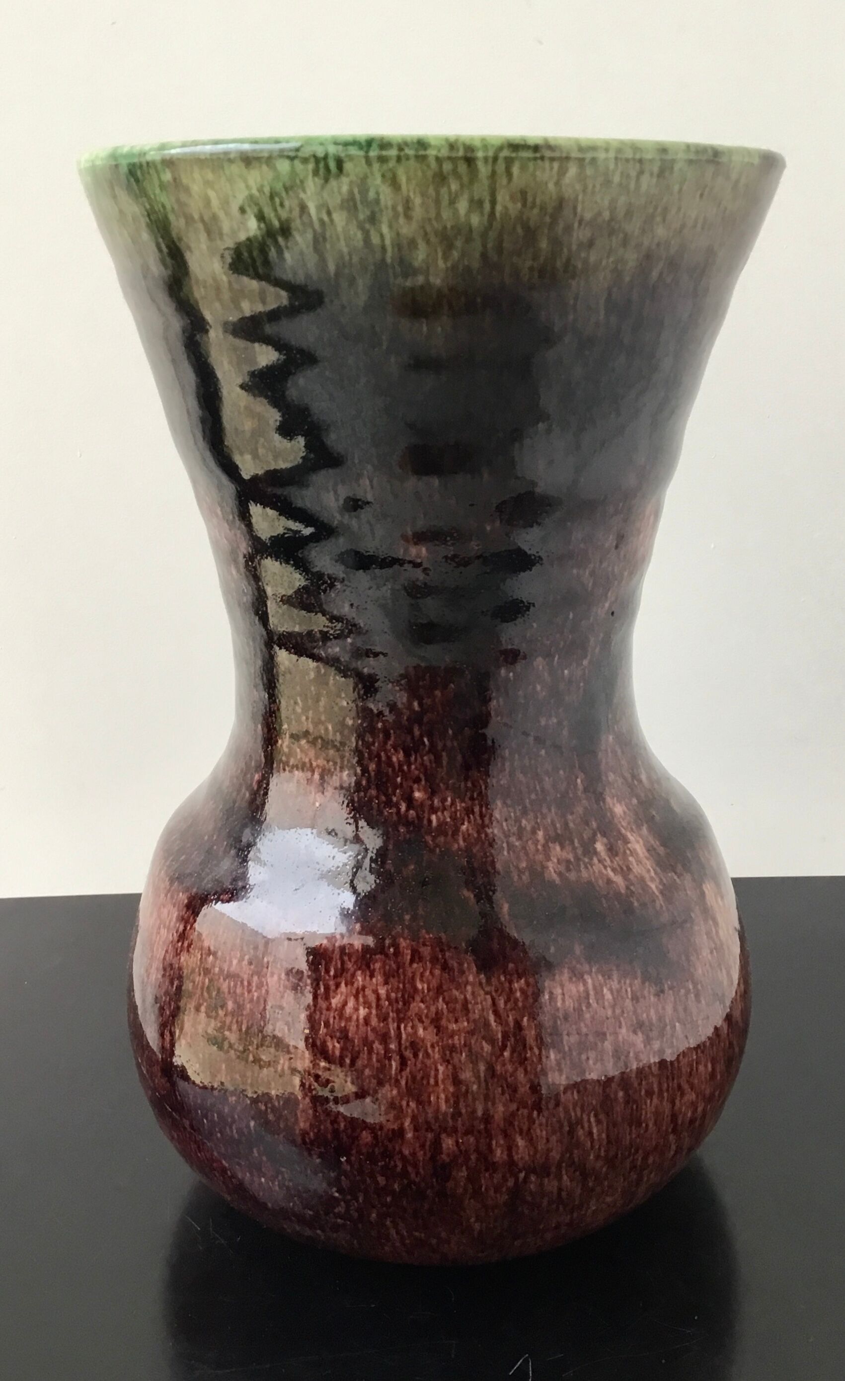 Large ceramic vase Accolay - 1960