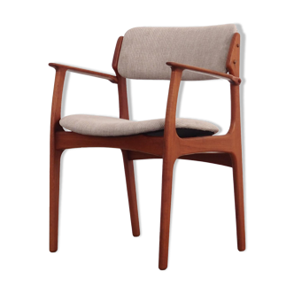 Teak chair, Danish design, 1960s, designer: Erik Buch, made by O.D. Møbler