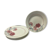 Ensemble de 5 assiettes Saint Amand