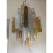 Contemporary Modern "Tronco" Murano Glass Sputnik Chandelier Venini Style