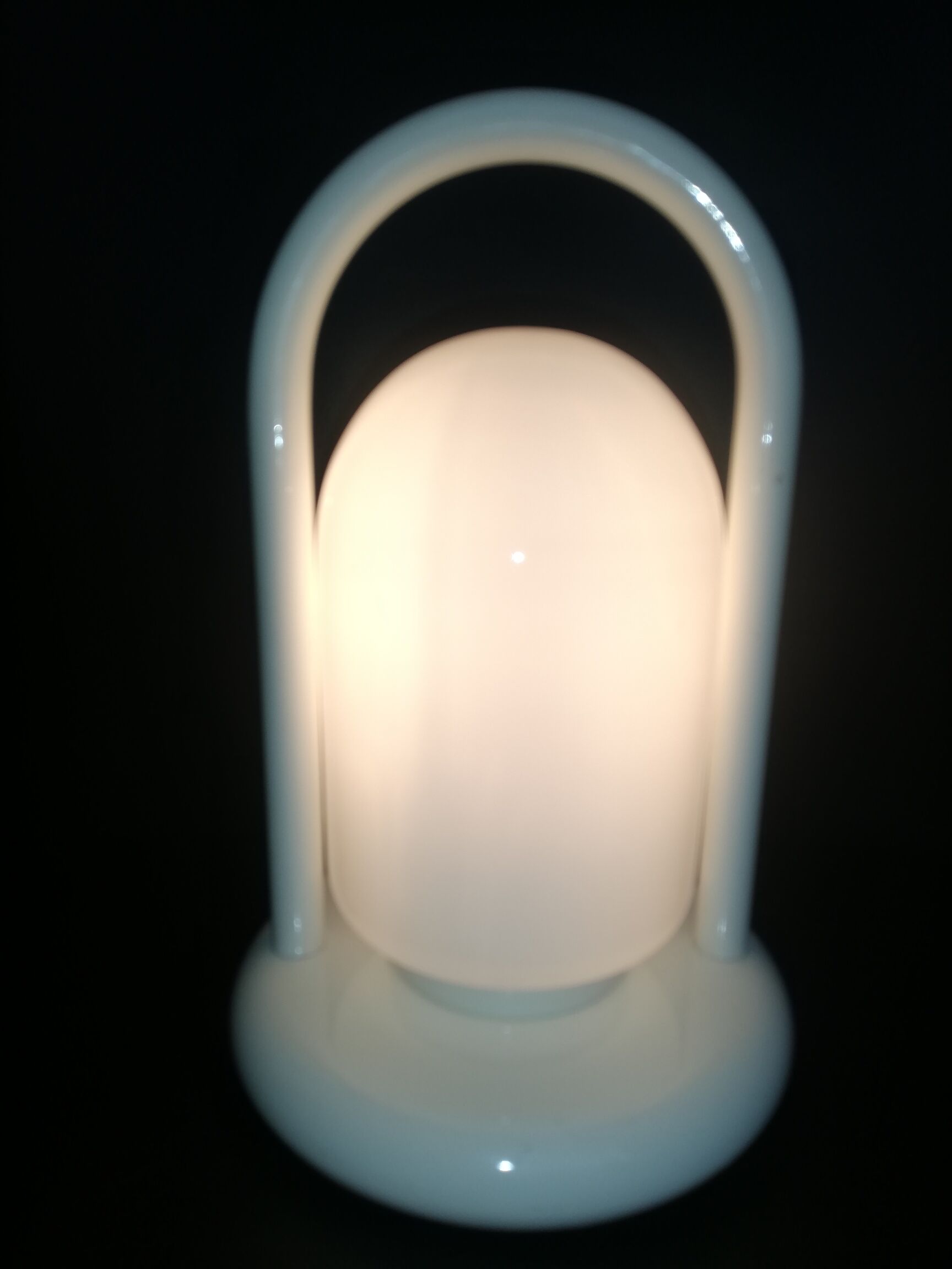 Vintage opaline lamp