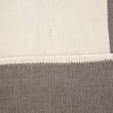 7x9 Grey & Beige Anatolian Flatweave Kilim Rug, 225x276 Cm