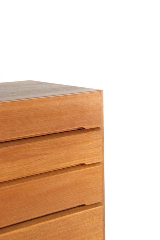 Large tall XL Danish chest of drawers - mid century modern in teak