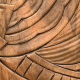 Parisian art deco buffet walnut brut massive 1920