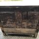 Antique Louis XV style solid oak sideboard with 2 drawers and 2 doors