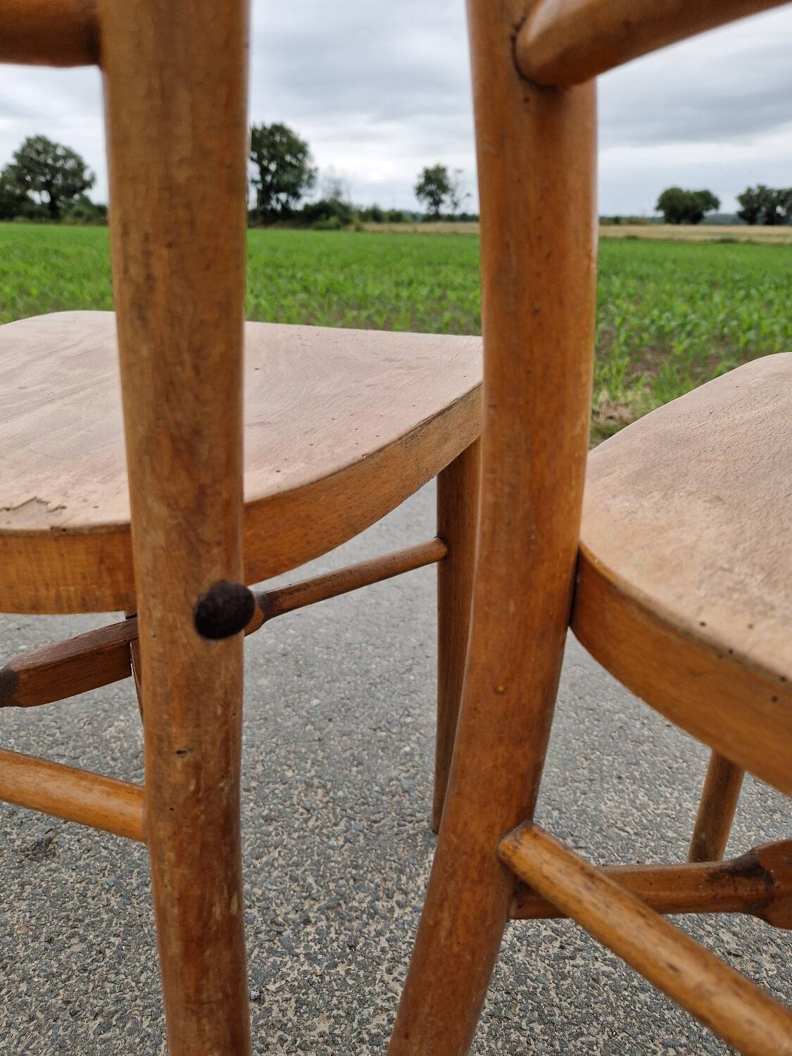 Set of 3 bistro chairs