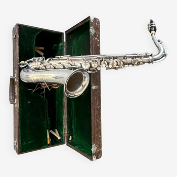 Saxophone - saxo - métal argenté vers 1930-40 pas de marque