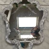 Large Venetian mirror Murano glass