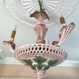 Lustre en faïence de Desvres