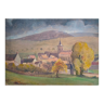 HSP painting "Mist of autumn in chamboeuf" (42) by Auguste Mallard (1895-1965)