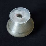 Vintage mouth-blown bubbled glass soliflore