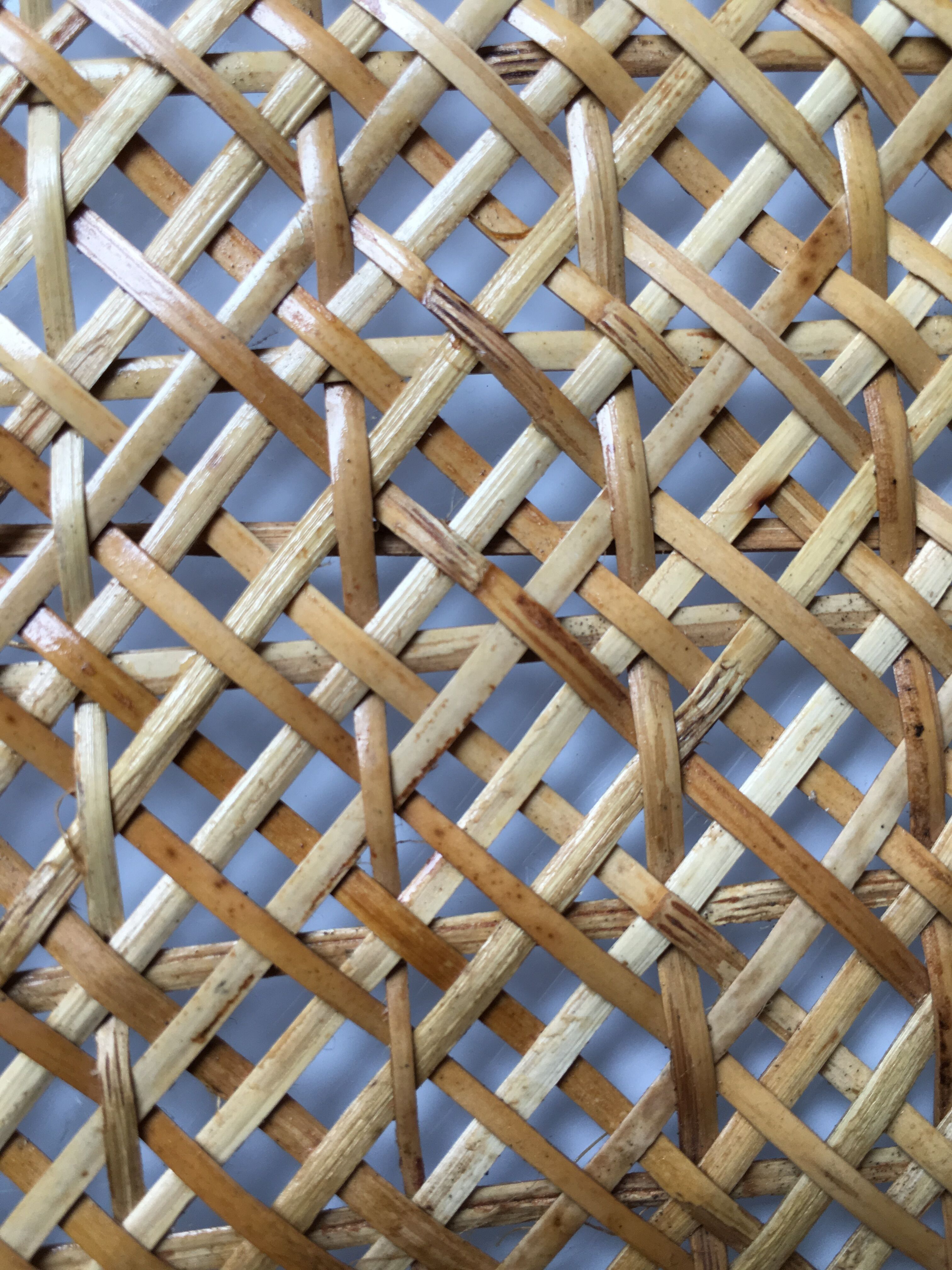 Woven rattan tray