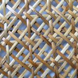 Woven rattan tray