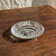 Classic glass ashtray with rose design and cigarette holder D13