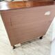 Walnut cylinder-roll-top secretary desk, 1970s.