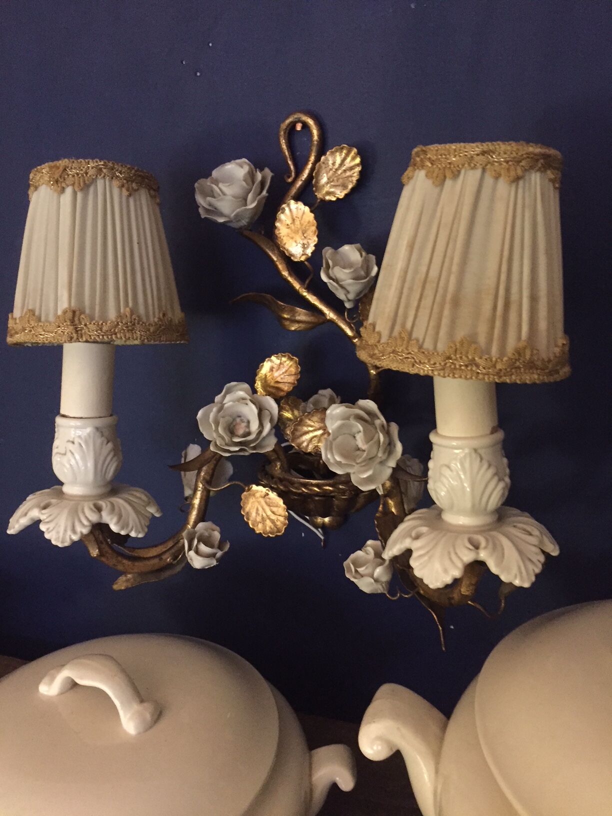 Porcelain sconces