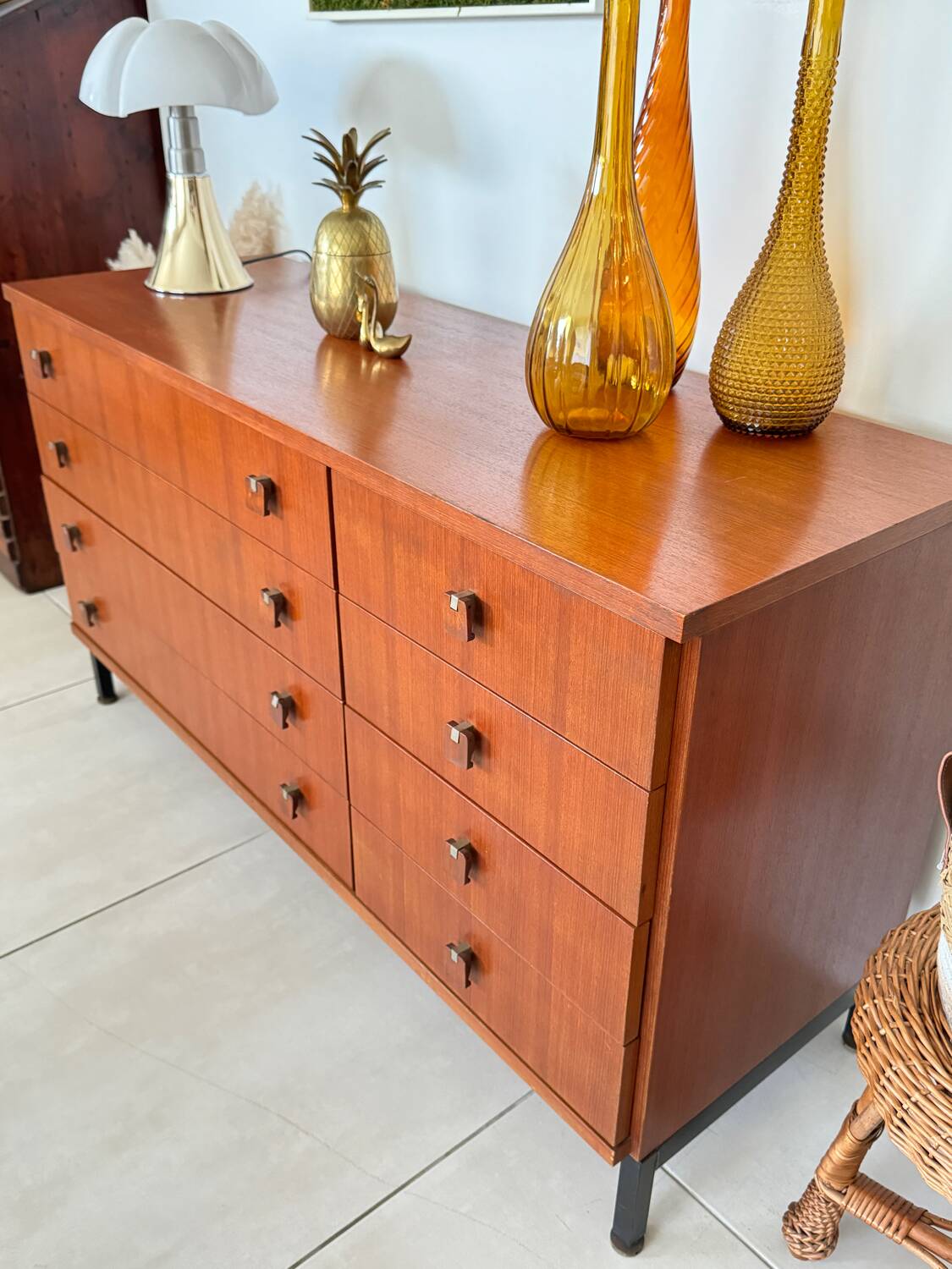 Vintage Scandinavian teak sideboard
